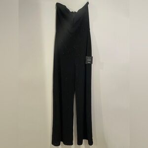 Lulus black sparkle jumpsuit  size M